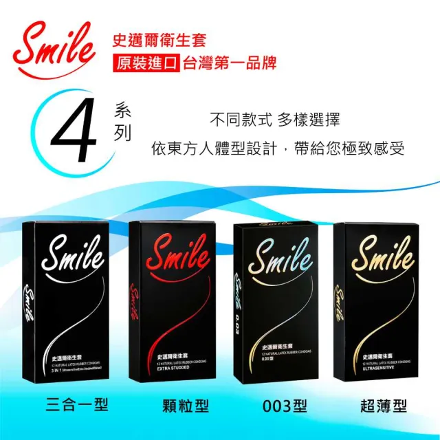 【Smile史邁爾】顆粒型保險套(12入*2盒)(共24入)