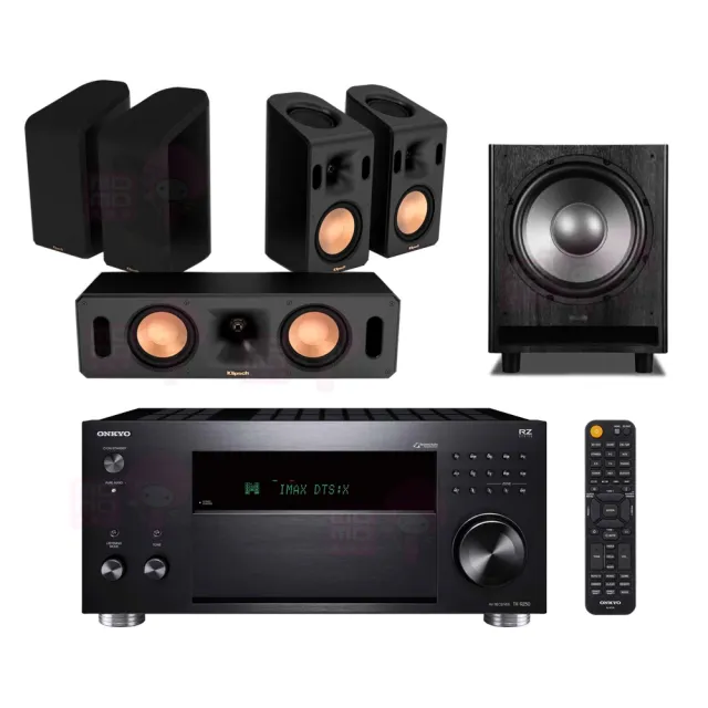 【ONKYO】TX-RZ50+RCS 5.0.4+MS-450(9.2聲道A/V 環繞擴大機+古力奇 杜比全景聲喇叭組+重低音)