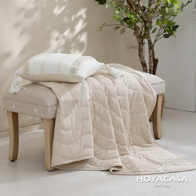 【HOYACASA】莫代爾針織涼感涼被-摩卡棕(單人150×210cm)