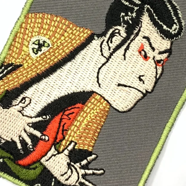 【A-ONE 匯旺】三代目大谷鬼次的奴江戶兵衛 日本浮世繪刺繡 刺繡貼布 電繡貼 背膠補丁 地標刺(NO.370)