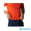 【Columbia 哥倫比亞 官方旗艦】男款-Omni-Shade UPF30涼感快排短袖上衣-紅色(UAE60840RD / 2022年春夏商品