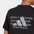 【adidas 愛迪達】Adidas 3BAR LOGO TEE 2    男 短袖上衣 T恤 亞洲版 棉質 舒適 日常 穿搭 黑(GU3642)