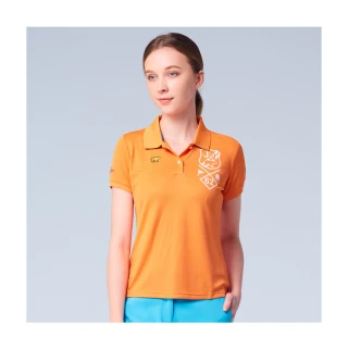 【Jack Nicklaus 金熊】GOLF女款機能高爾夫球衫/POLO衫(橘色)