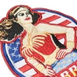 【A-ONE 匯旺】美國 女戰士 WARRIOR 背包 飛行夾克 燙布貼 刺繡袖標 地標熨斗刺繡士(NO.194)