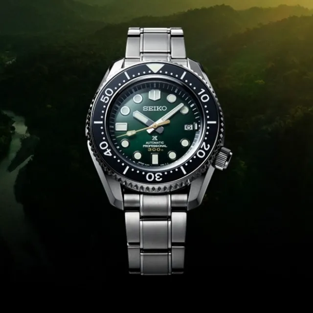 【SEIKO 精工】創業140周年紀念款 陶瓷錶圈 潛水機械腕錶 禮物推薦 送禮首選(SLA047J1/8L35-01E0G)