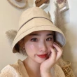 【OT SHOP】女款素面棉麻盆帽 遮陽帽 C2227(森林系小清新鐘型帽)