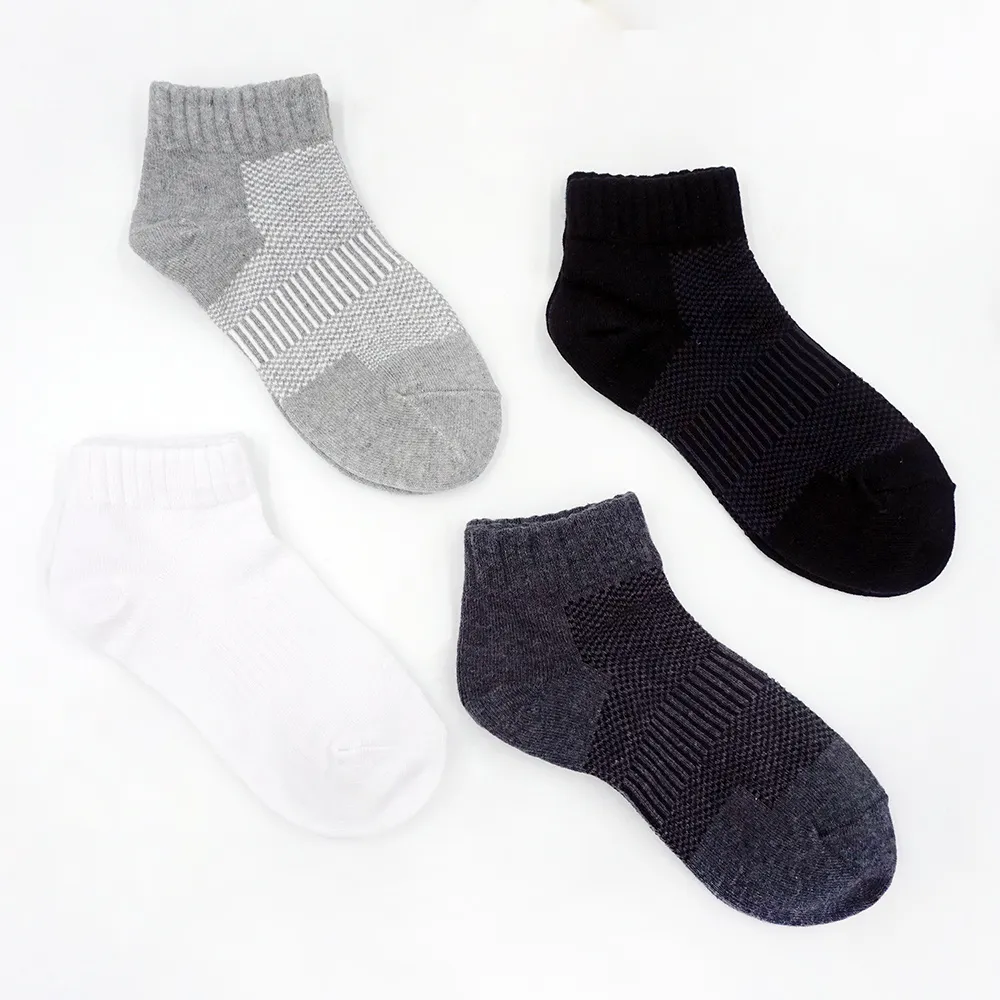 【GIAT】國際認證抗菌透氣消臭襪-1/4高襪口款(6雙組-台灣製MIT)