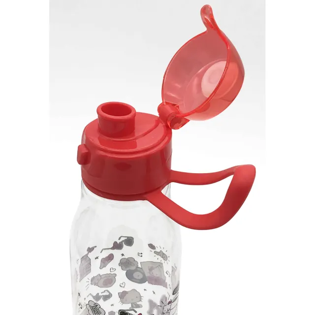 【SANRIO 三麗鷗】Hello Kitty手提輕便水壺700ml(3入-紅、粉、桃各1)