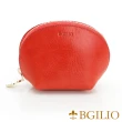 【Bgilio】牛皮優雅貝殼零錢包-4色-中(1944.302A)