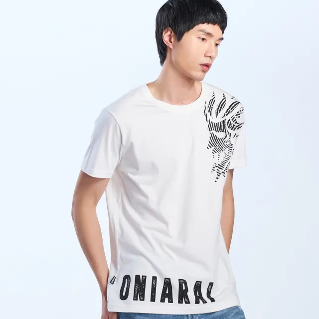 【BLUE WAY】男款 黑魂重工 指紋 側鬼 短袖 上衣-鬼洗