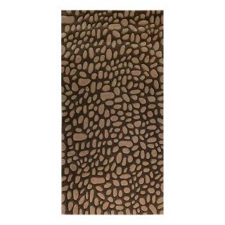 【山德力】ESPRIT羊毛地毯-立體石紋 70X140CM(客廳 書房 腳踏墊 床邊毯)