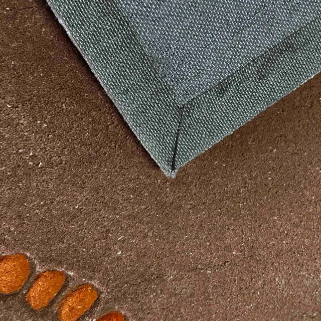 【山德力】ESPRIT羊毛地毯- 花火 70X140CM(客廳 書房 腳踏墊 床邊毯)