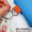 【DAIKANYAMA SELECTION】MR.FRIENDLY可愛印花矽膠鑰匙圈(6065/鑰匙圈/吊飾/復古風)