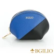 【Bgilio】十字紋牛皮優雅貝殼零錢包-3色-小(1943.303A)