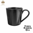 【RAK Porcelain】FUSION Karbon系列 星空黑 馬克杯 2入組 300mL(咖啡杯 馬克杯 陶瓷杯)