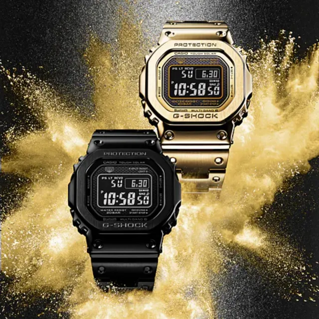 【CASIO 卡西歐】電波藍芽連線G-SHOCK系列(GMW-B5000GD-9)