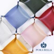 【Porabella】北歐風ins皮革收納盤 訂製款質感皮革PU桌面收納盒收納盤 飾品鑰匙儲物盤折疊盤 莫蘭迪色