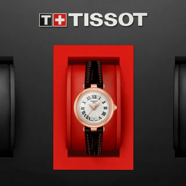 【TISSOT 天梭 官方授權】BELLISSIMA系列 知性時尚腕錶 / 26mm 禮物推薦 畢業禮物(T1260103601300)