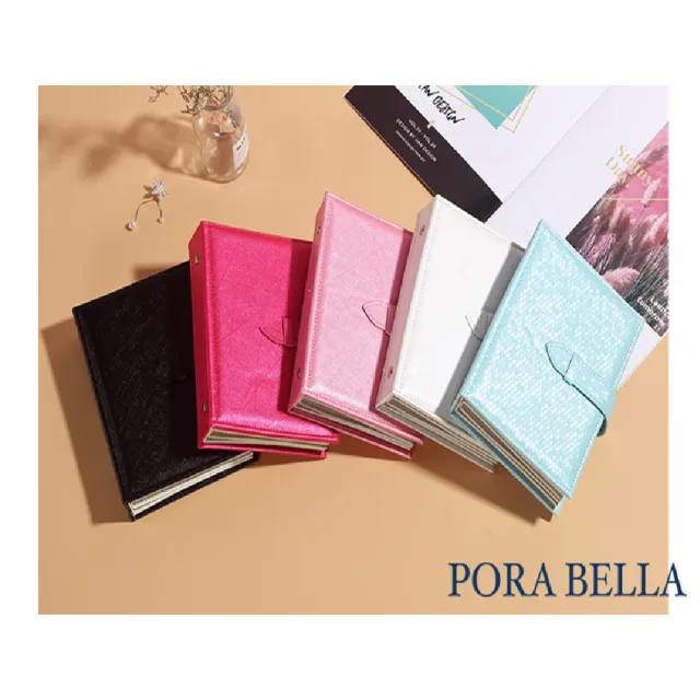 【Porabella】新款耳環耳夾皮革首飾本 方便攜帶絨布盒飾品盒 飾品戒指項鍊耳環耳夾收納 展示收納盒防水