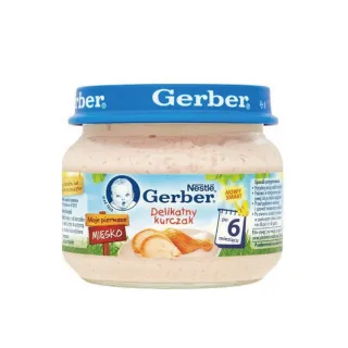 【GerBer 嘉寶】雞肉泥480公克（80公克*6入）(副食品/幼母貓/幼母犬/補充營養)