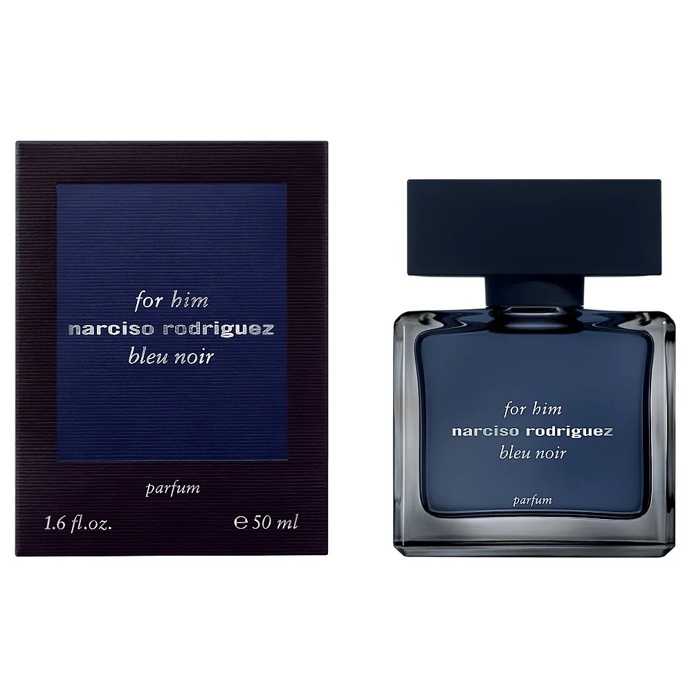 【NARCISO RODRIGUEZ】Narciso Rodriguez Bleu Noir Parfum 紳藍男性香精 50ml(專櫃公司貨)