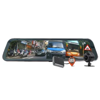 【響尾蛇】全球鷹 MQ5 12吋 GPS測速預警 全螢幕 電子後視鏡 行車紀錄器(到府安裝)