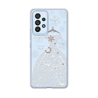【apbs】Samsung Galaxy A53 5G 輕薄軍規防摔水晶彩鑽手機殼(禮服奢華版)