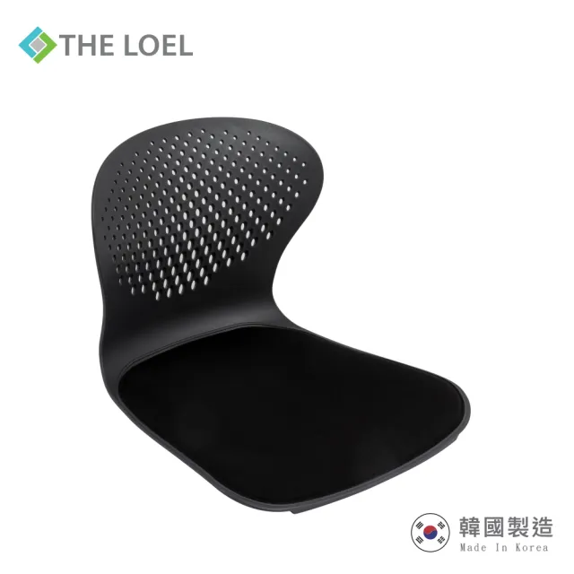 【THE LOEL】集中坐姿美體美學椅墊(木炭黑/黃色)