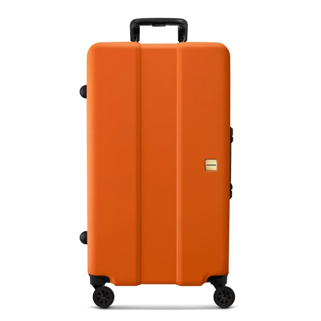 【OUMOS】30吋運動行李箱/胖胖箱 香橙橘(鋁框箱)