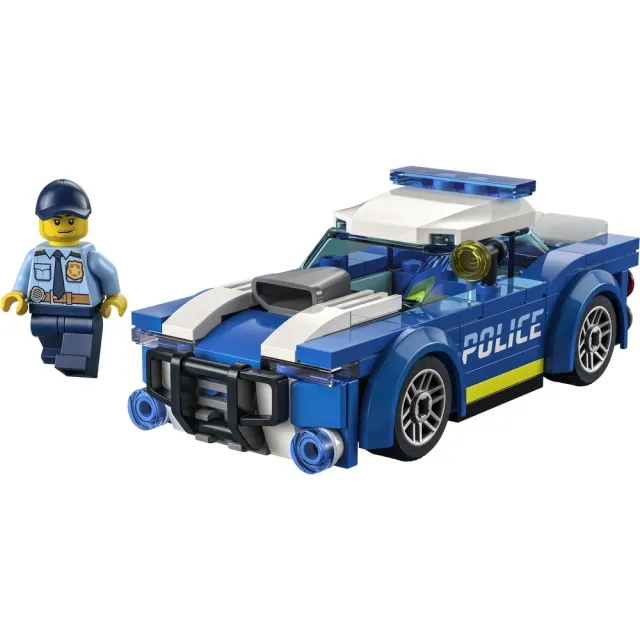 【LEGO 樂高】城市系列 60312 城市警車(玩具車 警察車 DIY積木)