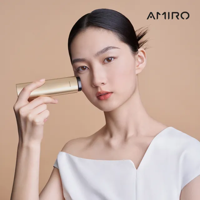 【AMIRO】時光機拉提美容儀 R1 TURBO - 流沙金(修復細紋 眼周特護 雕塑V臉 緊緻 情人節禮物)