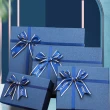【GIFTME5】藍色燙金緞帶禮盒-大款、特大款(驚喜盒 生日禮盒 情人節 禮物禮盒 包裝盒 禮物盒)