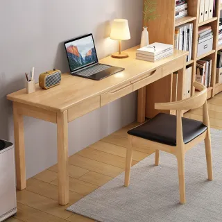 【HappyLife】全實木窄書桌 45x80公分 Y11394(電腦桌 工作桌 餐桌 桌子 木桌 實木桌 木頭桌 辦公桌 餐桌)