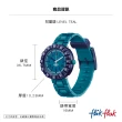 【Flik Flak】兒童錶 LEVEL TEAL 青色 兒童錶 瑞士錶 錶(36.7mm)