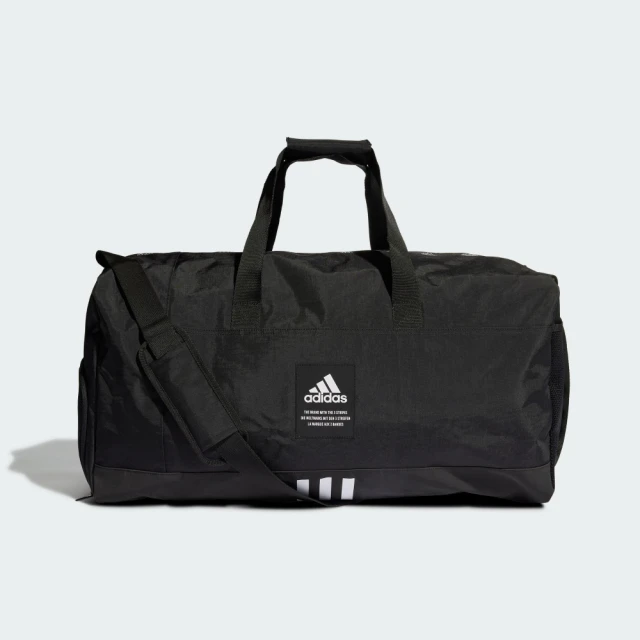 【adidas 愛迪達】手提包 健身包 運動包 旅行袋 黑 HB1315