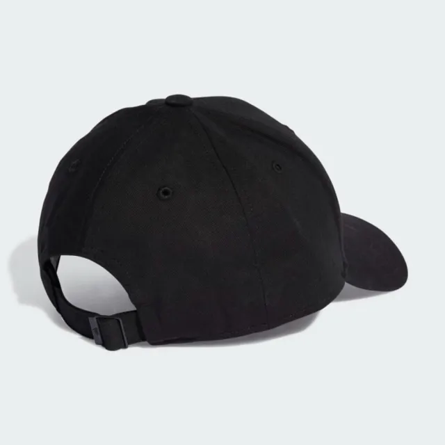 【adidas 愛迪達】帽子 棒球帽 運動帽 遮陽帽 BBALL CAP COT 黑 II3513