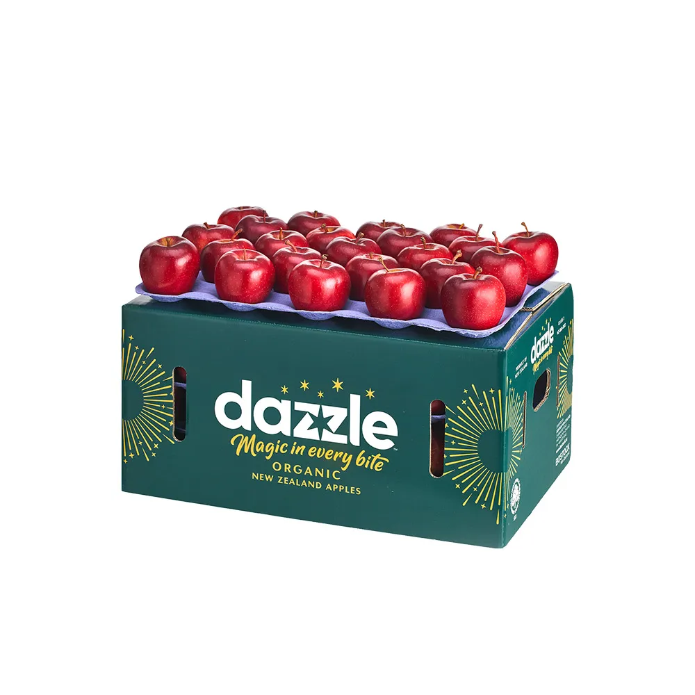 【甜露露】紐西蘭dazzle蘋果35入x1箱(9kg±10%)