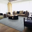 【山德力】現代風大地毯 240x340cm 法蘭(灰藍色 客廳 大尺寸)