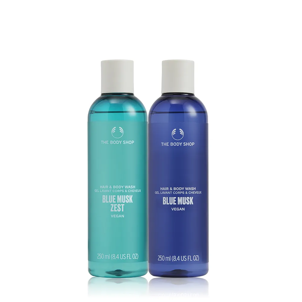 【THE BODY SHOP 美體小舖】麝香系列頭髮&身體清潔露-250ML(多款任選/香氛沐浴乳)