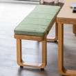 【有情門】STRAUSS 好幸福條凳-寬120/座高45/附椅墊(製作期2-3週/實木/MIT/餐椅/工作椅/雙人椅)
