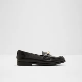 【ALDO】LAUREA-皮革素色鉚釘樂福鞋-女鞋(黑色)