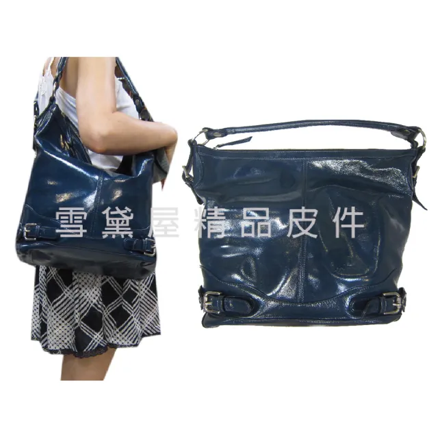 【SNOW.bagshop】雙11 真皮 水桶包大型容量(真皮包包 可放A4資料夾公文100%鏡面防水牛皮革手提 