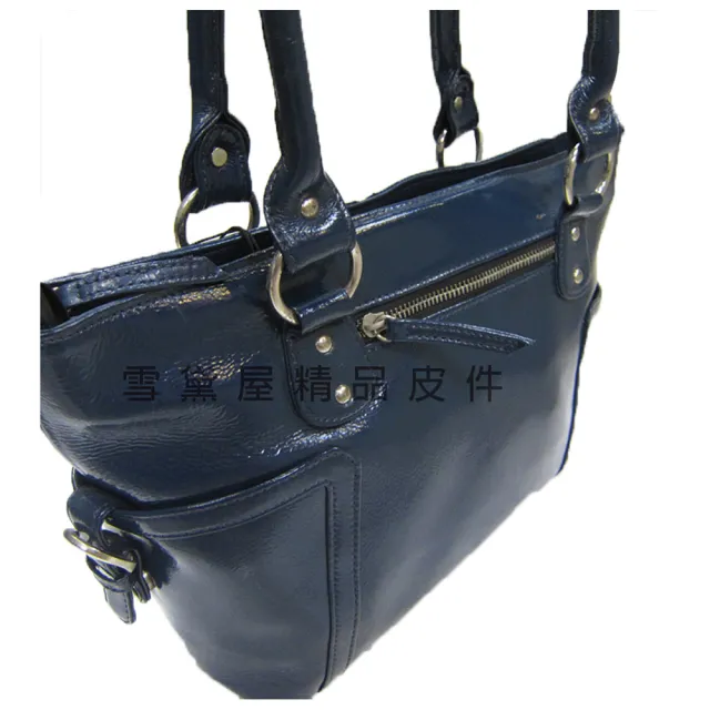 【SNOW.bagshop】雙11 真皮 托特包中型容量(真皮包包 主袋內二隔層二拉鍊暗袋100%鏡面防水防刮 