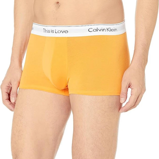 Calvin Klein 凱文克萊 2023男時尚彈力棉橙色