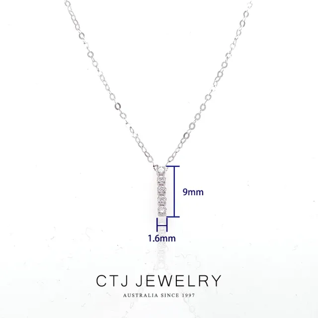 【CTJ】5分鑽石 18K金項鍊