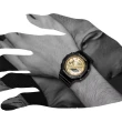 【CASIO 卡西歐】G-SHOCK 農家橡樹 造型纖薄 黑金雙顯腕錶 45.4mm(GA-2100GB-1A)