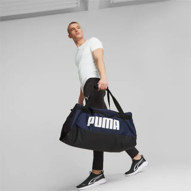 【PUMA】手提包 健身包 運動包 旅行袋 藍 07953102