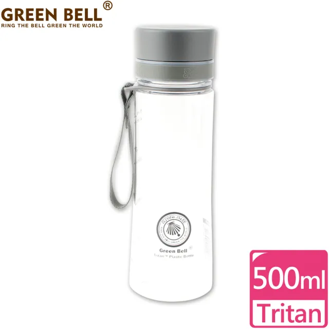 【GREEN BELL 綠貝】Tritan馬卡龍花漾水壺500ml(運動 直飲 寬口)