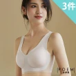 【POEM 朴伊恩】3件組韓國科技泡泡隱形無痕透氣無鋼圈內衣(超值組-隨機色)