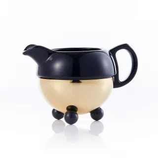 【TWG Tea】現代藝術系列奶盅 Design Gold Creamer in Black(黑/金)